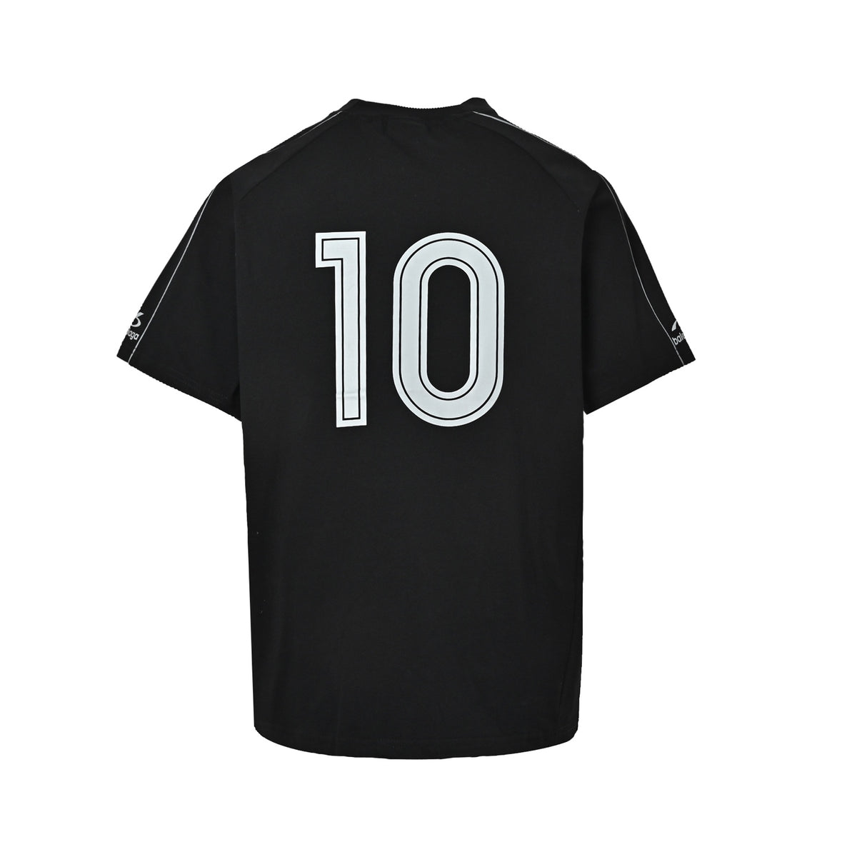Balenciaga reflective letter logo embroidered short sleeves