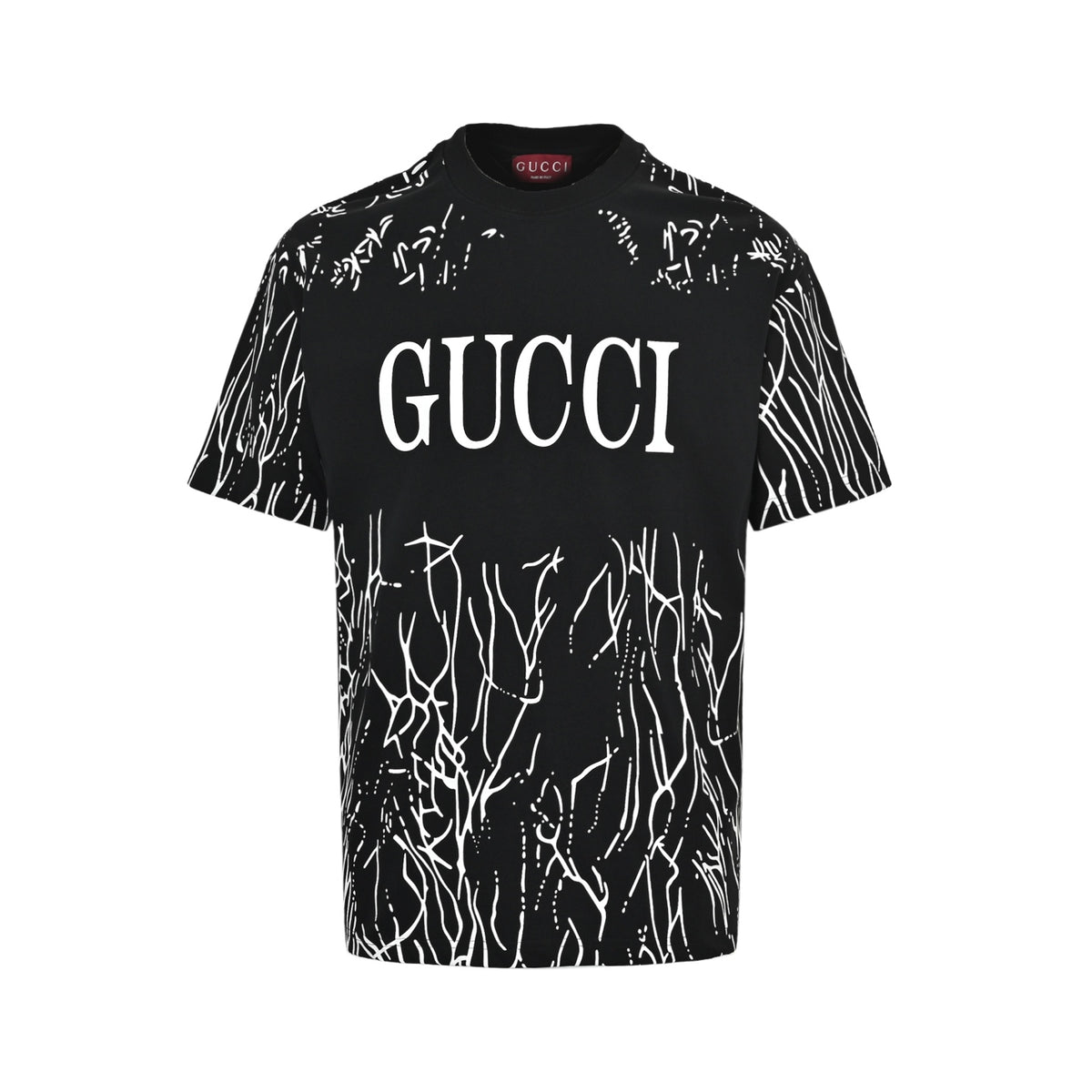 Gucci all-over digital printed Zhiya short sleeves