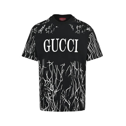 Gucci all-over digital printed Zhiya short sleeves