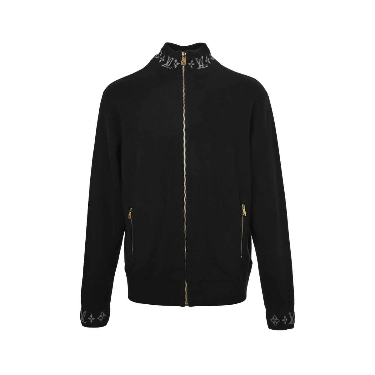 Louis Vuitton 25ss jacquard threaded woolen jacket