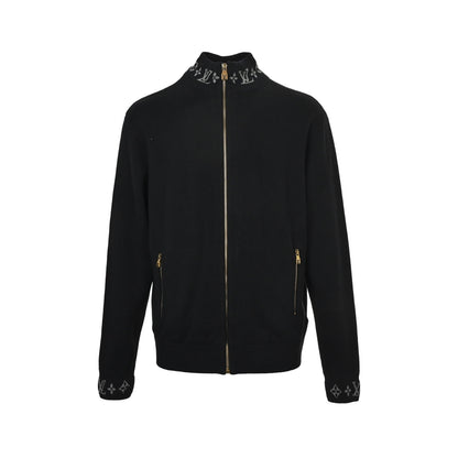 Louis Vuitton 25ss jacquard threaded woolen jacket
