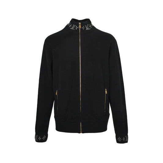 Louis Vuitton 25ss jacquard threaded woolen jacket