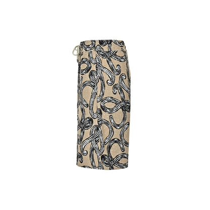 Loewe/Luoyiwei terry jacquard drawstring shorts