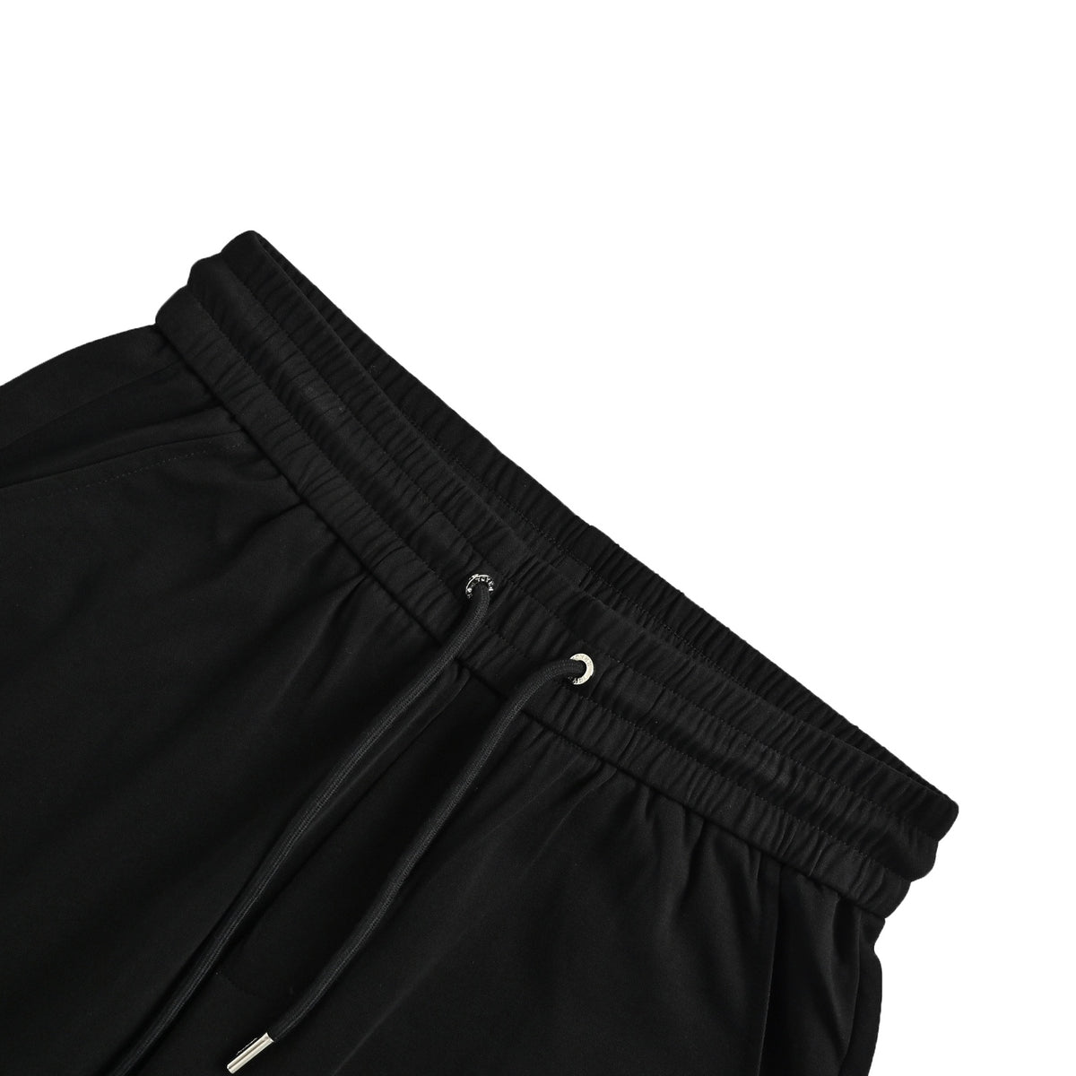 Prada letter-stitched back pocket red tape trousers