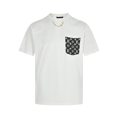 Louis Vuitton 23ss denim denim pocket short sleeves