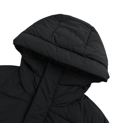 Moncler/Mask 25Fw chest letter hooded down jacket