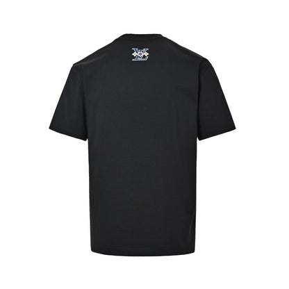 Louis Vuitton 26ss LV gesture letter laminated printed short sleeves