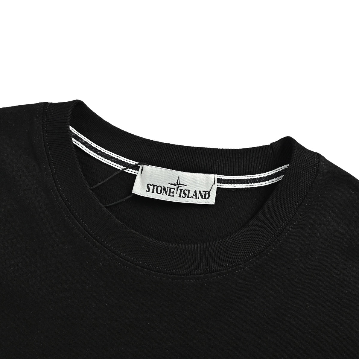 Stone Island compass phantom painted silver short sleeves