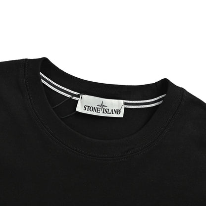 Stone Island compass phantom painted silver short sleeves