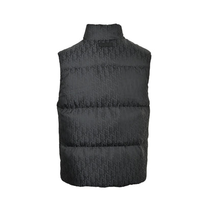 Dior 25Fw new fabric old flower jacquard down vest