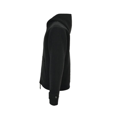 Burberry reversible wool hooded jacket
