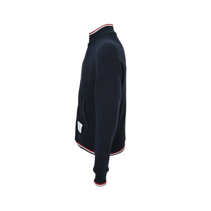 Thom Browne/Thom Brown label zipper stand collar jacket