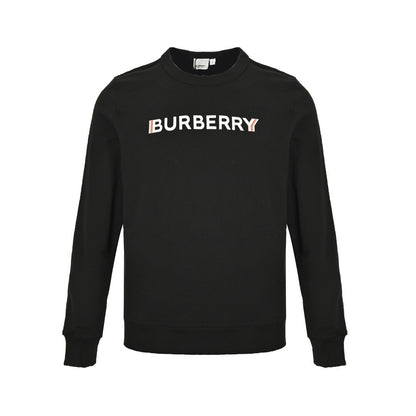 Burberry classic ghost letter print crew neck sweatshirt