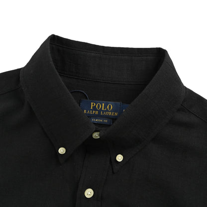 Ralph Lauren small label war horse embroidered linen shirt