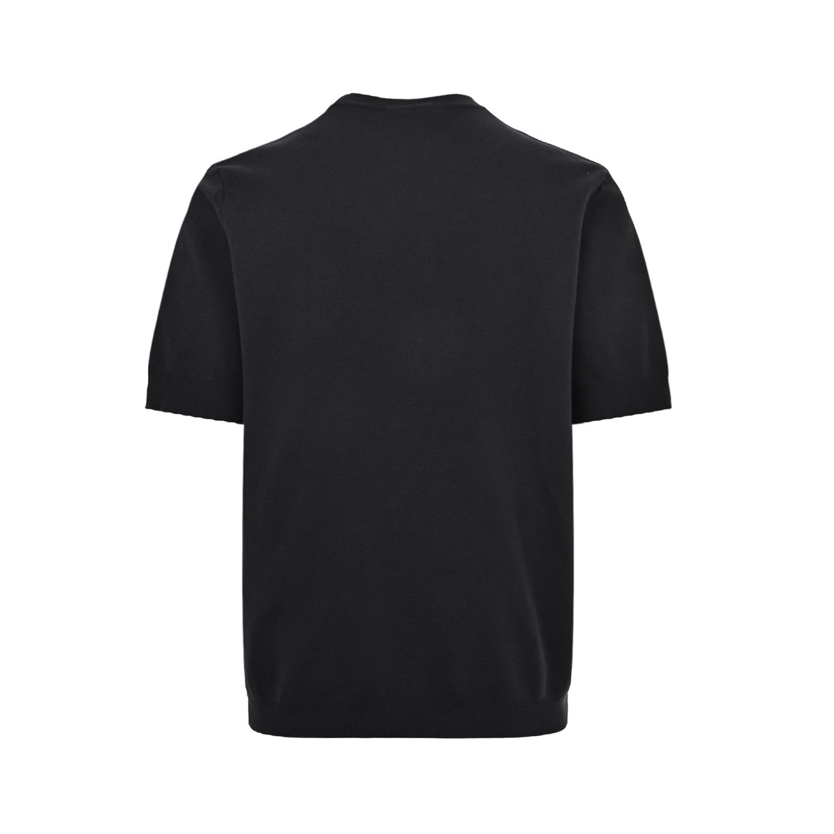 Gucci Double G embroidered mulberry silk and cotton blended knitted short sleeves