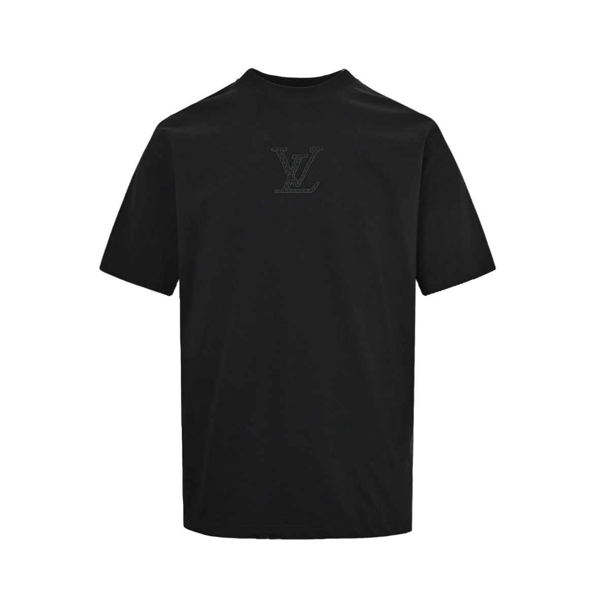 Louis Vuitton chest dark pattern old flower embroidered short sleeves