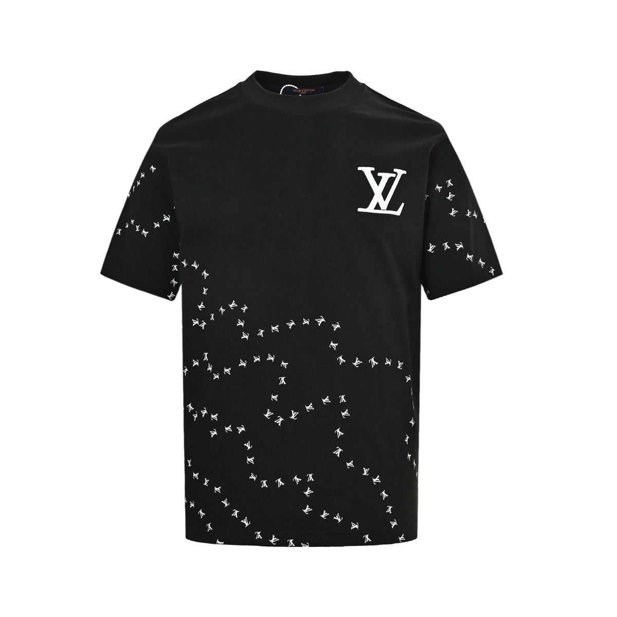 Louis Vuitton small label printed letter embroidered short sleeves