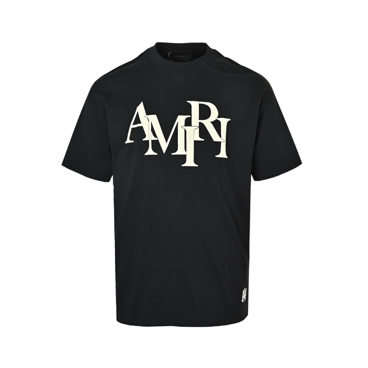 Amiri letter logo foam printed short sleeves