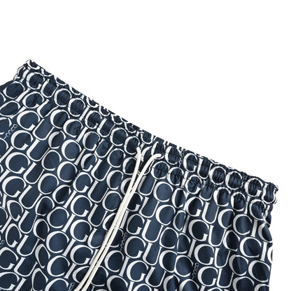 Gucci 24ss all-over barrage print shorts
