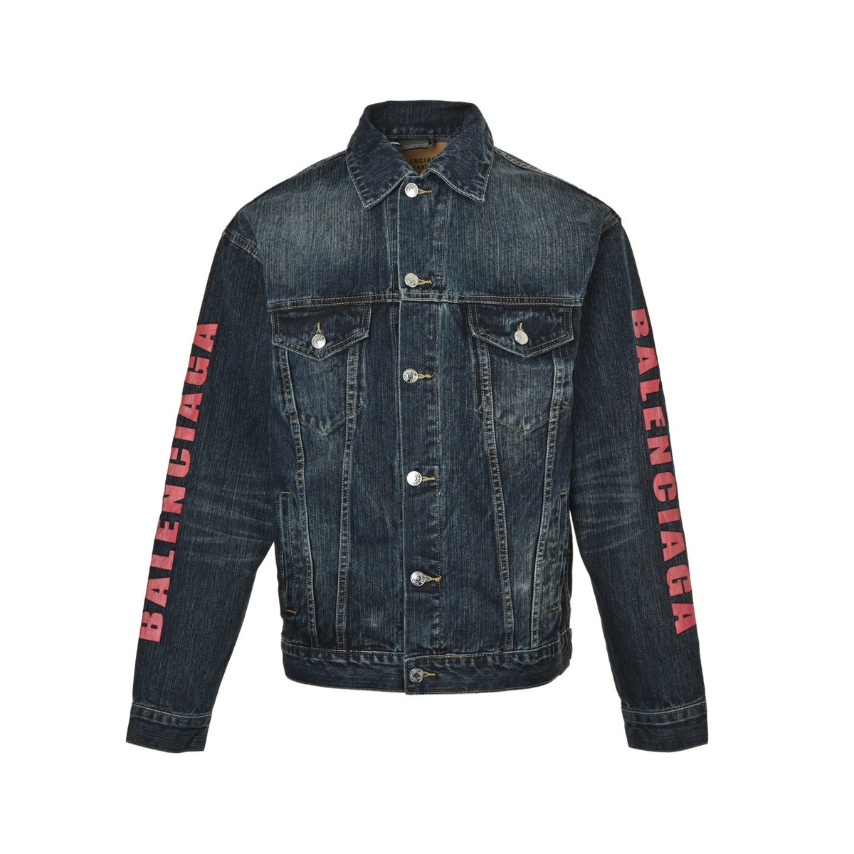 Balenciaga/Balanciaga 25Fw Valentine's Day Love Denim Jacket
