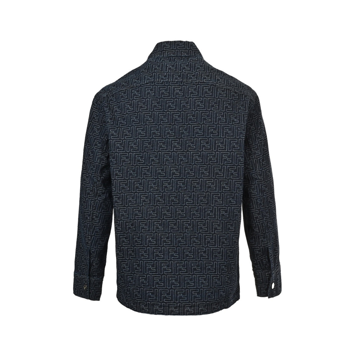 Fendi 25Fw full-frame FF jacquard denim jacket