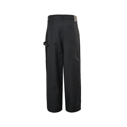 Loewe/Loewei small label cotton twill cargo trousers