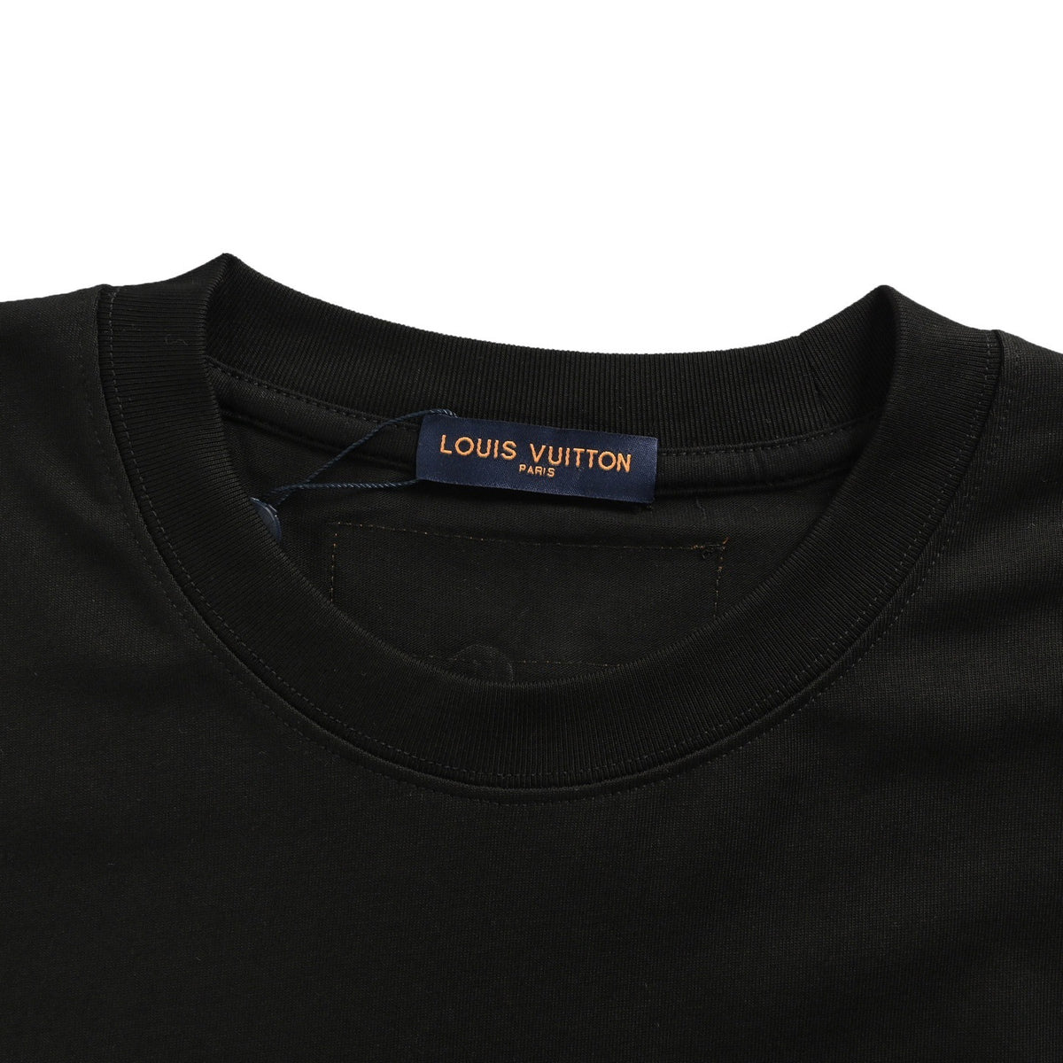 Louis Vuitton 25Fw color gradient logo toothbrush sleeve long-sleeved T-shirt