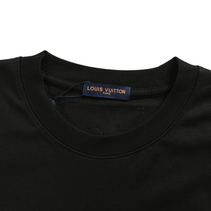 Louis Vuitton 25Fw color gradient logo toothbrush sleeve long-sleeved T-shirt