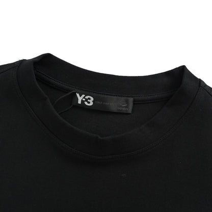 Y-3/Yoji Yamamoto 25Fw letter logo signature embroidered long-sleeved T-shirt