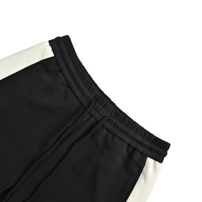 Dior shorts with contrasting color stitching and embossed logo on the side