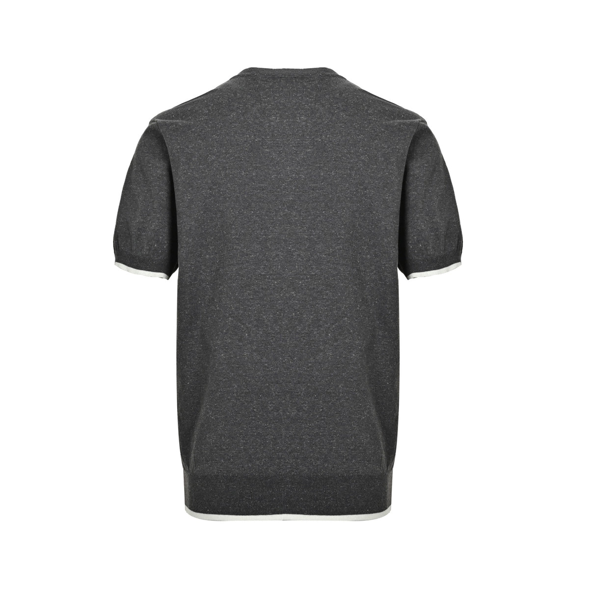 BRUNELLO CUCINELLI/BC layered fake two-piece knitted short-sleeves