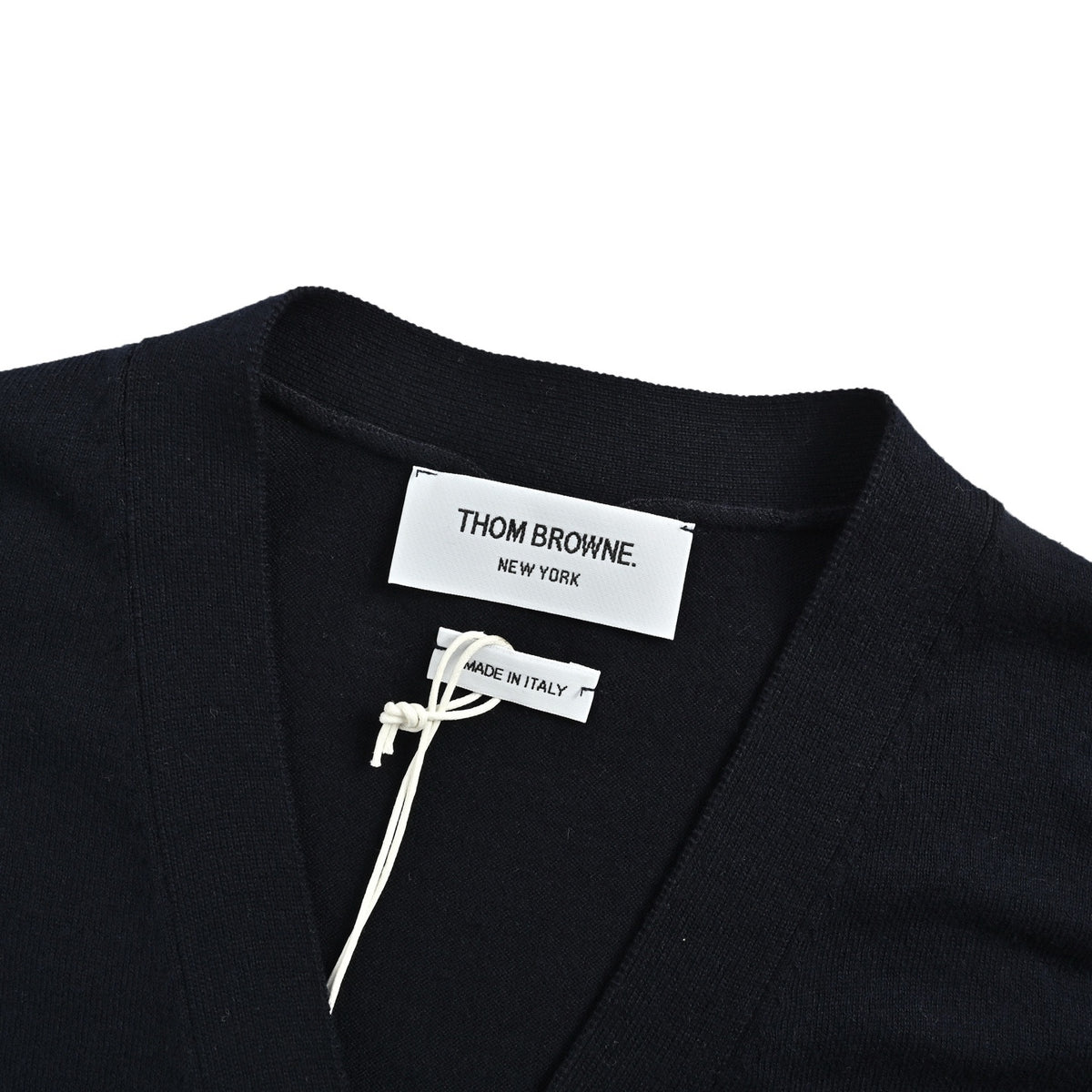 Thom Browne tennis racket cardigan jacket