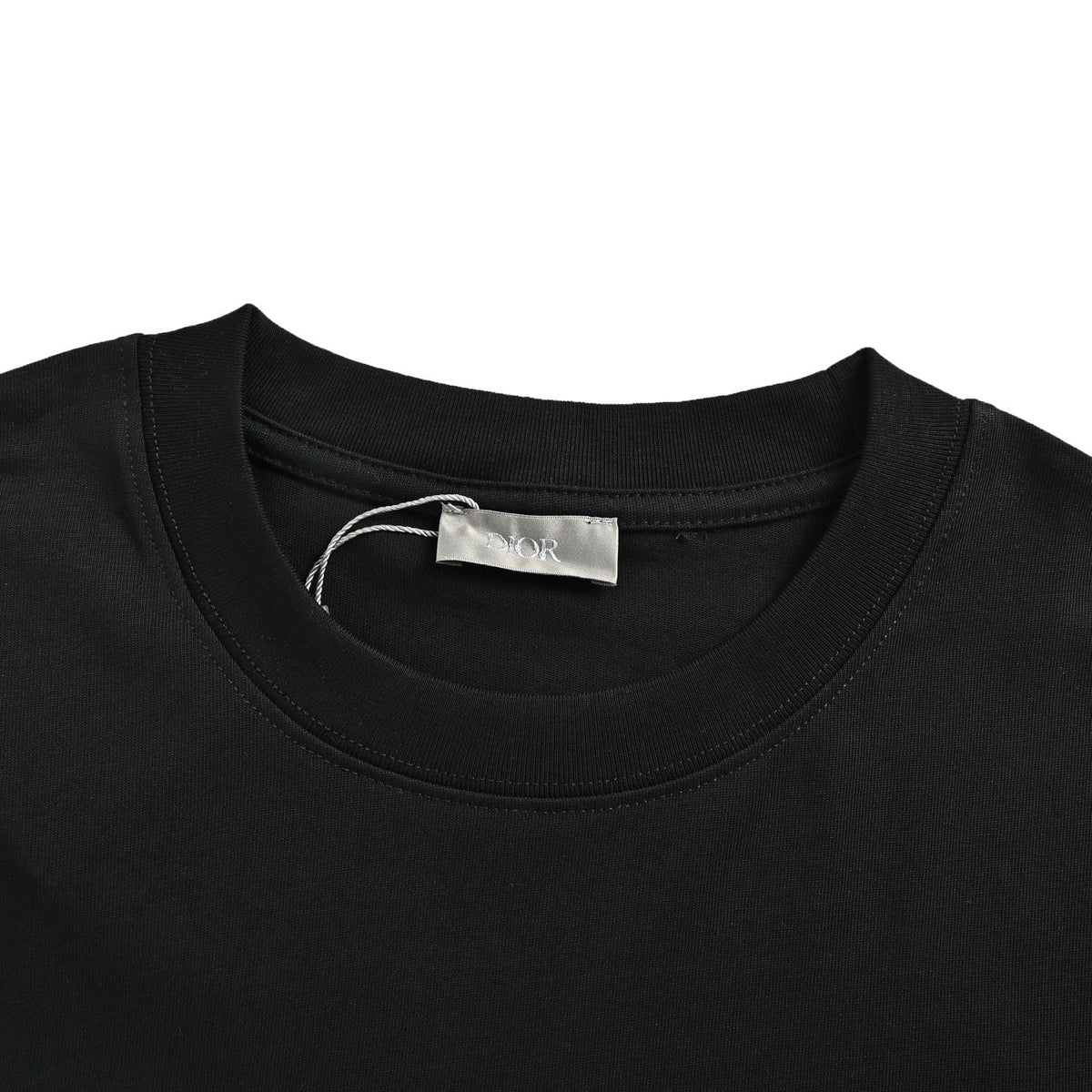 Dior CD letter embroidered short sleeves