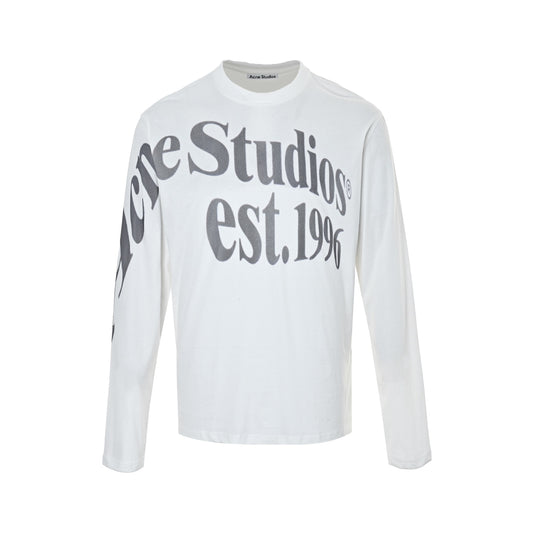 Acne Studios large print long sleeve T-shirt