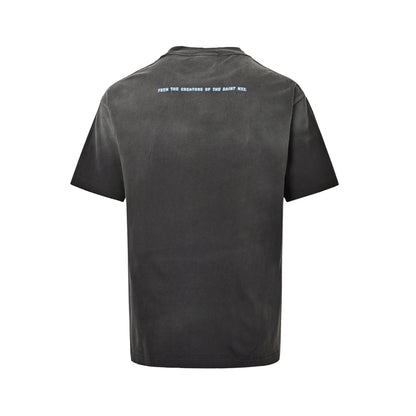 SAINT MICHAEL three-person Matrix printed short-sleeve