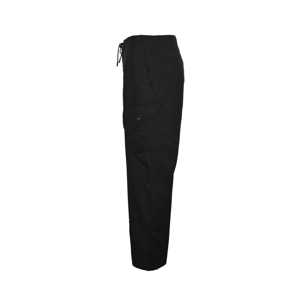 Dior black cotton blend twill cargo pocket casual trousers
