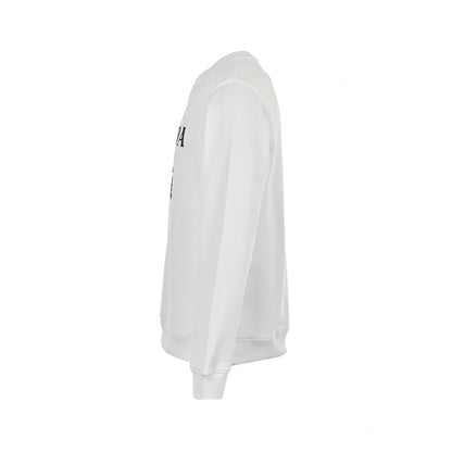 Prada 23Fw embroidered logo round neck sweatshirt