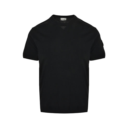 Moncler/Meng Mouth Mulberry Silk Armband Knitted Short Sleeves