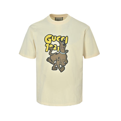 Gucci 26ss fun cartoon print short sleeves