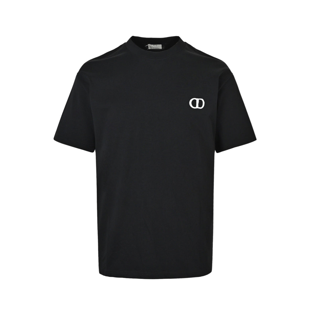 Dior CD letter embroidered short sleeves