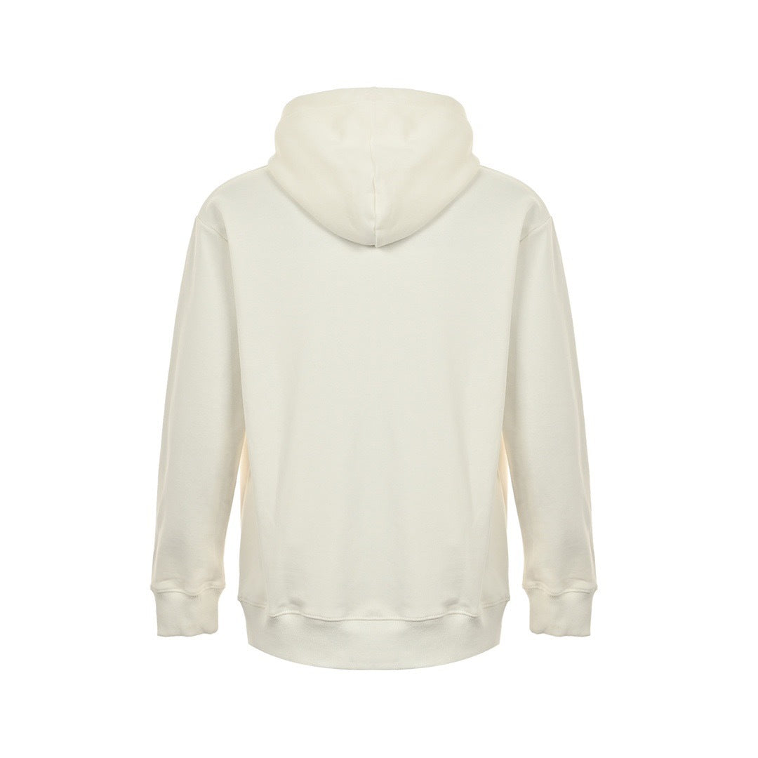 Gucci 24Fw color block logo printed hooded sweatshirt