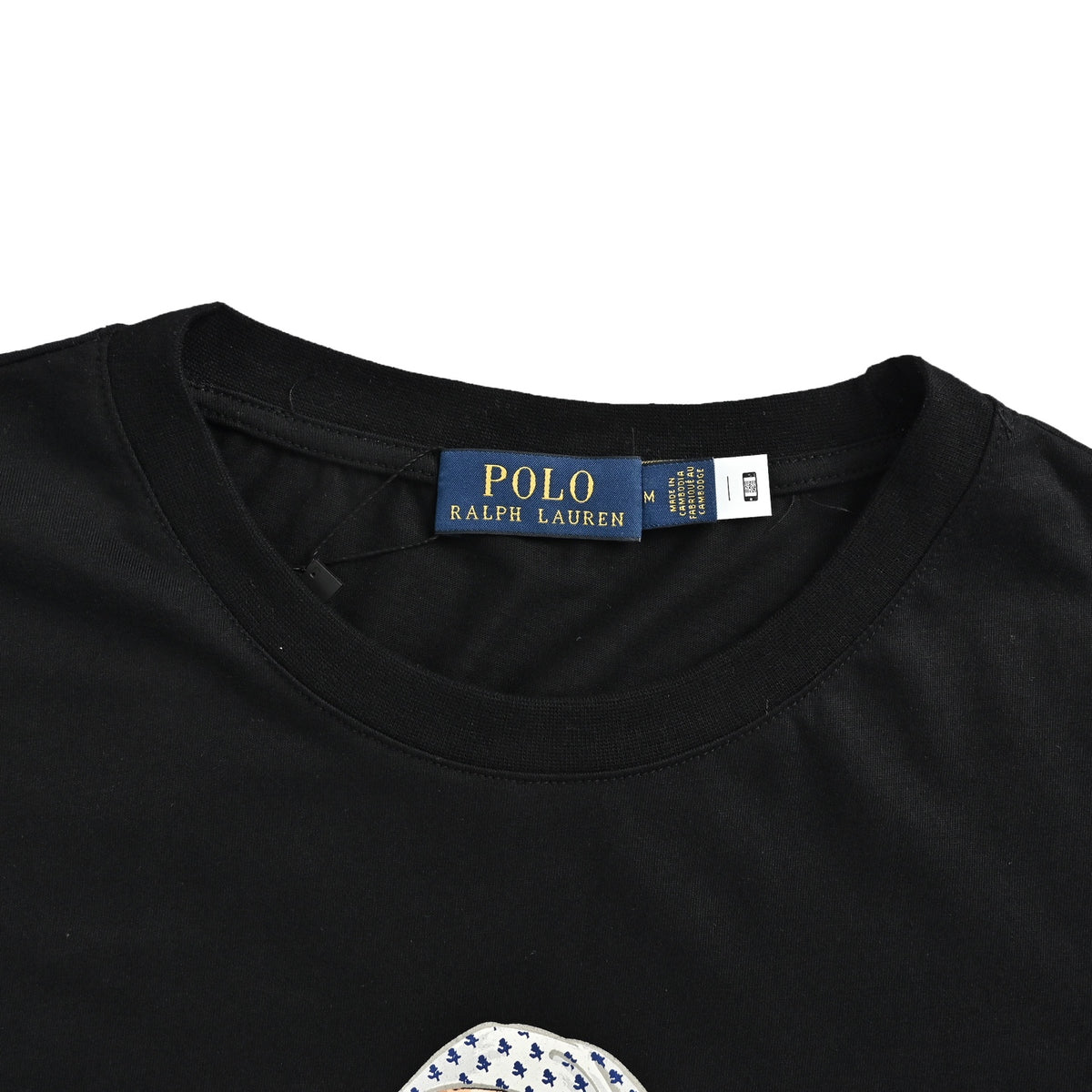 Ralph Lauren classic printed embroidered bear short sleeves