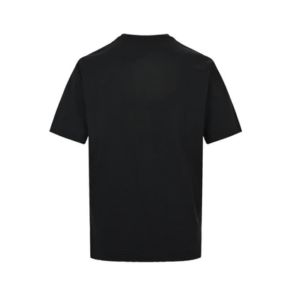 Fendi FF patch puppy embroidered short sleeves