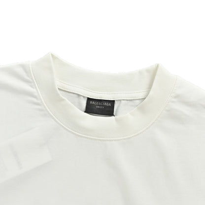 Balenciaga reflective logo printed short-sleeves
