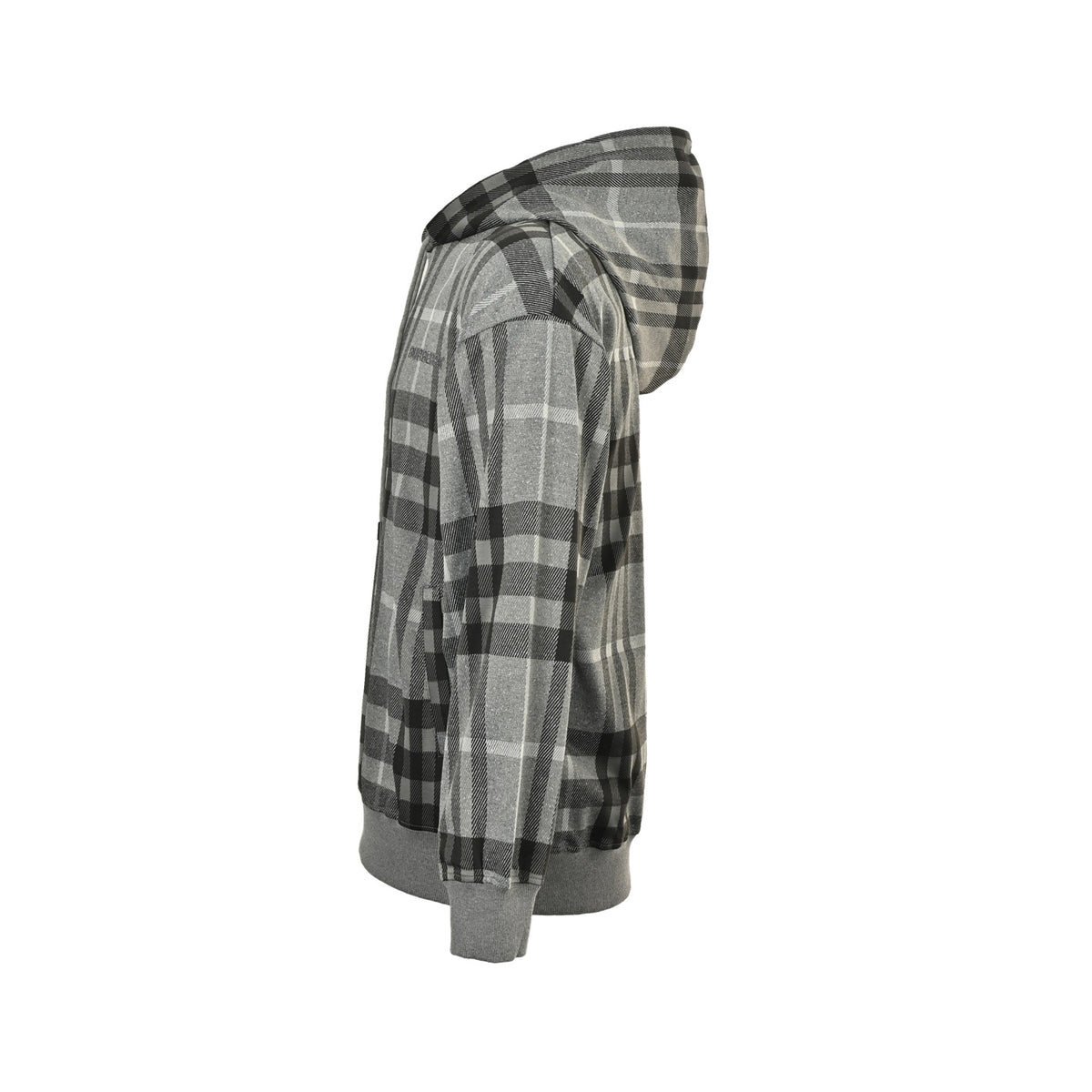 Burberry 25Fw chest embroidered logo plaid hooded sweatshirt