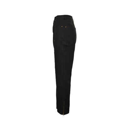 Louis Vuitton presbyopic embossed washed jeans