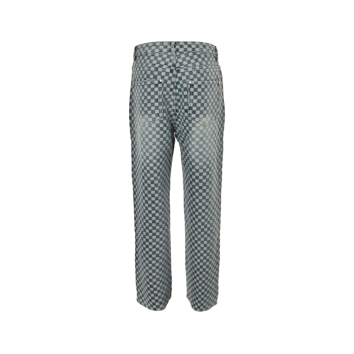 Louis Vuitton 25Fw checkerboard jeans