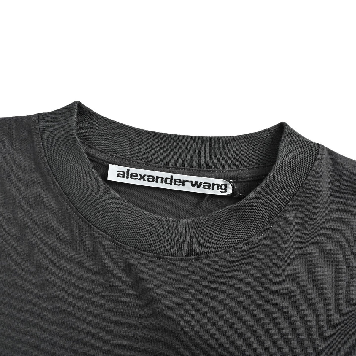 ALEXANDER WANG felt patch embroidered short sleeves