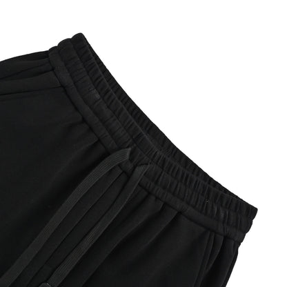 Loewe/Luo Yiwei stitched leather three-dimensional logo shorts