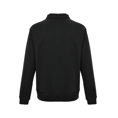 Prada 25Fw cloth label half-zip lapel POLO sweatshirt